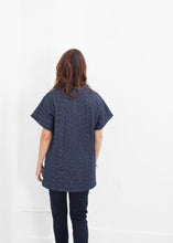 Tải hình ảnh vào trình xem Thư viện, Váy nhỏ lưới chần bông màu hải quân