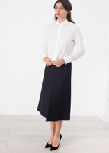 Load image into Gallery viewer, Tulle Pleat Skirt in Navy