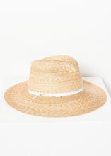 Load image into Gallery viewer, Wrapped Up Hat in Straw/White