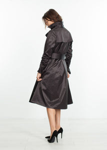 Trench Coat màu đen 