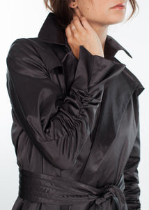 Trench Coat màu đen 