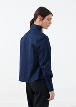 Load image into Gallery viewer, Sheer Silk Collar Button Up
